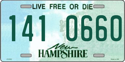 NH license plate 1410660