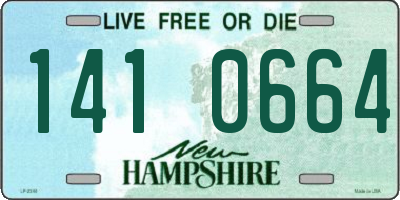 NH license plate 1410664