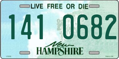 NH license plate 1410682