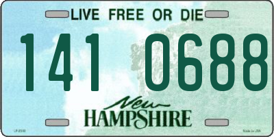 NH license plate 1410688