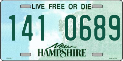 NH license plate 1410689