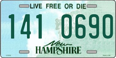 NH license plate 1410690