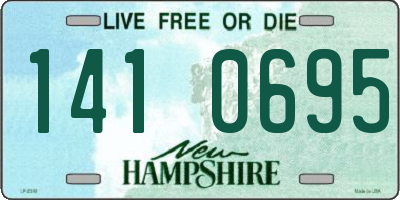 NH license plate 1410695