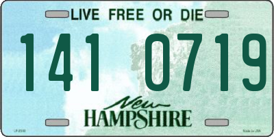 NH license plate 1410719
