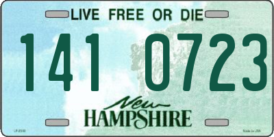 NH license plate 1410723