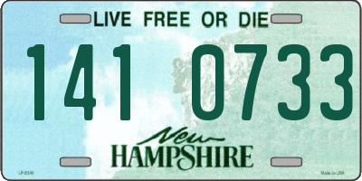 NH license plate 1410733
