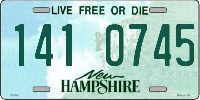 NH license plate 1410745