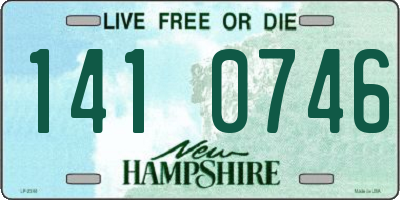 NH license plate 1410746