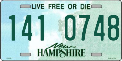 NH license plate 1410748