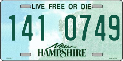 NH license plate 1410749