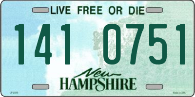 NH license plate 1410751