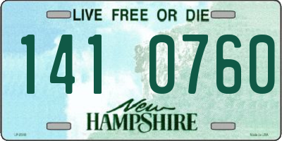NH license plate 1410760