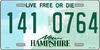 NH license plate 1410764