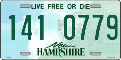 NH license plate 1410779