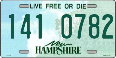 NH license plate 1410782