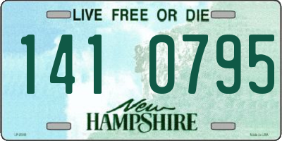NH license plate 1410795