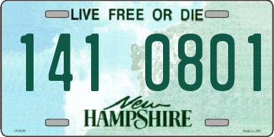 NH license plate 1410801
