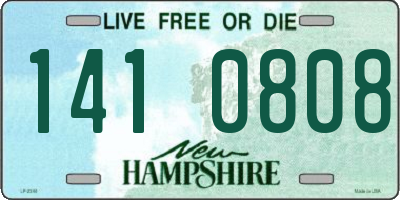 NH license plate 1410808