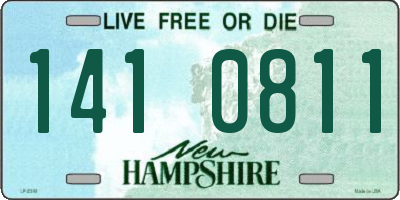 NH license plate 1410811