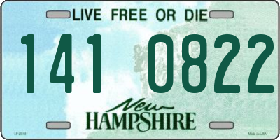 NH license plate 1410822