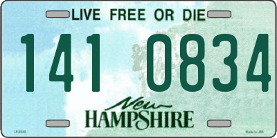 NH license plate 1410834