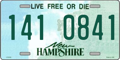 NH license plate 1410841