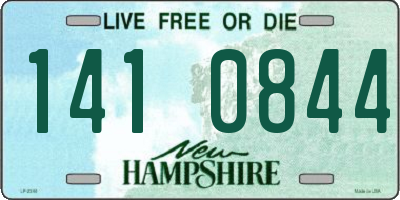 NH license plate 1410844