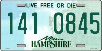 NH license plate 1410845