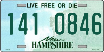 NH license plate 1410846