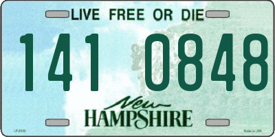 NH license plate 1410848