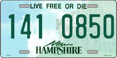 NH license plate 1410850