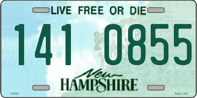 NH license plate 1410855