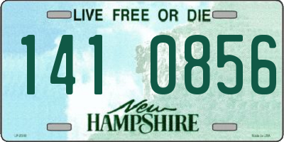 NH license plate 1410856