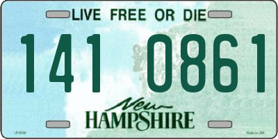NH license plate 1410861