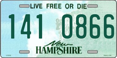NH license plate 1410866
