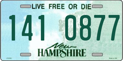 NH license plate 1410877
