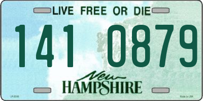NH license plate 1410879