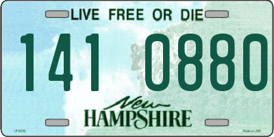 NH license plate 1410880
