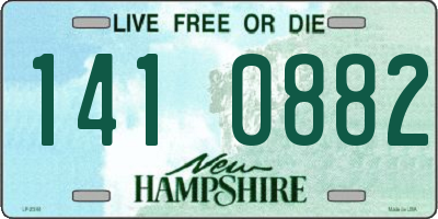 NH license plate 1410882