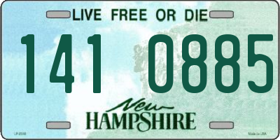 NH license plate 1410885