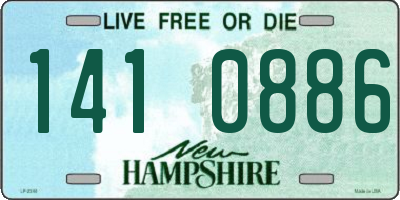 NH license plate 1410886