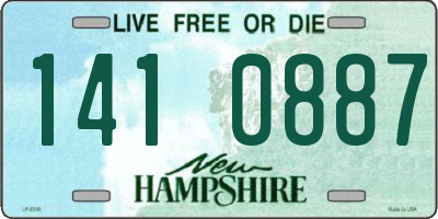 NH license plate 1410887