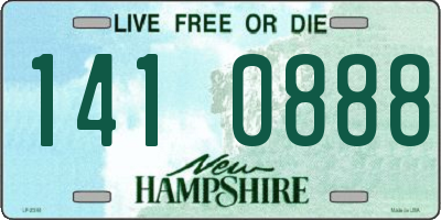 NH license plate 1410888
