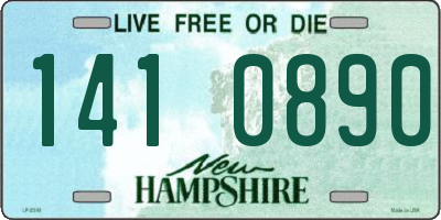 NH license plate 1410890