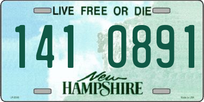 NH license plate 1410891