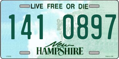 NH license plate 1410897