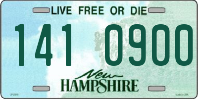 NH license plate 1410900