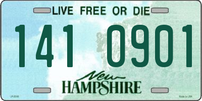 NH license plate 1410901