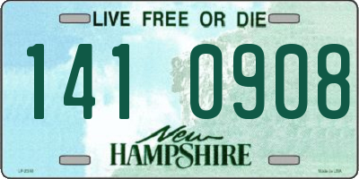 NH license plate 1410908