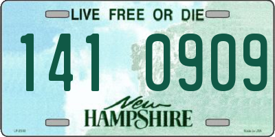 NH license plate 1410909